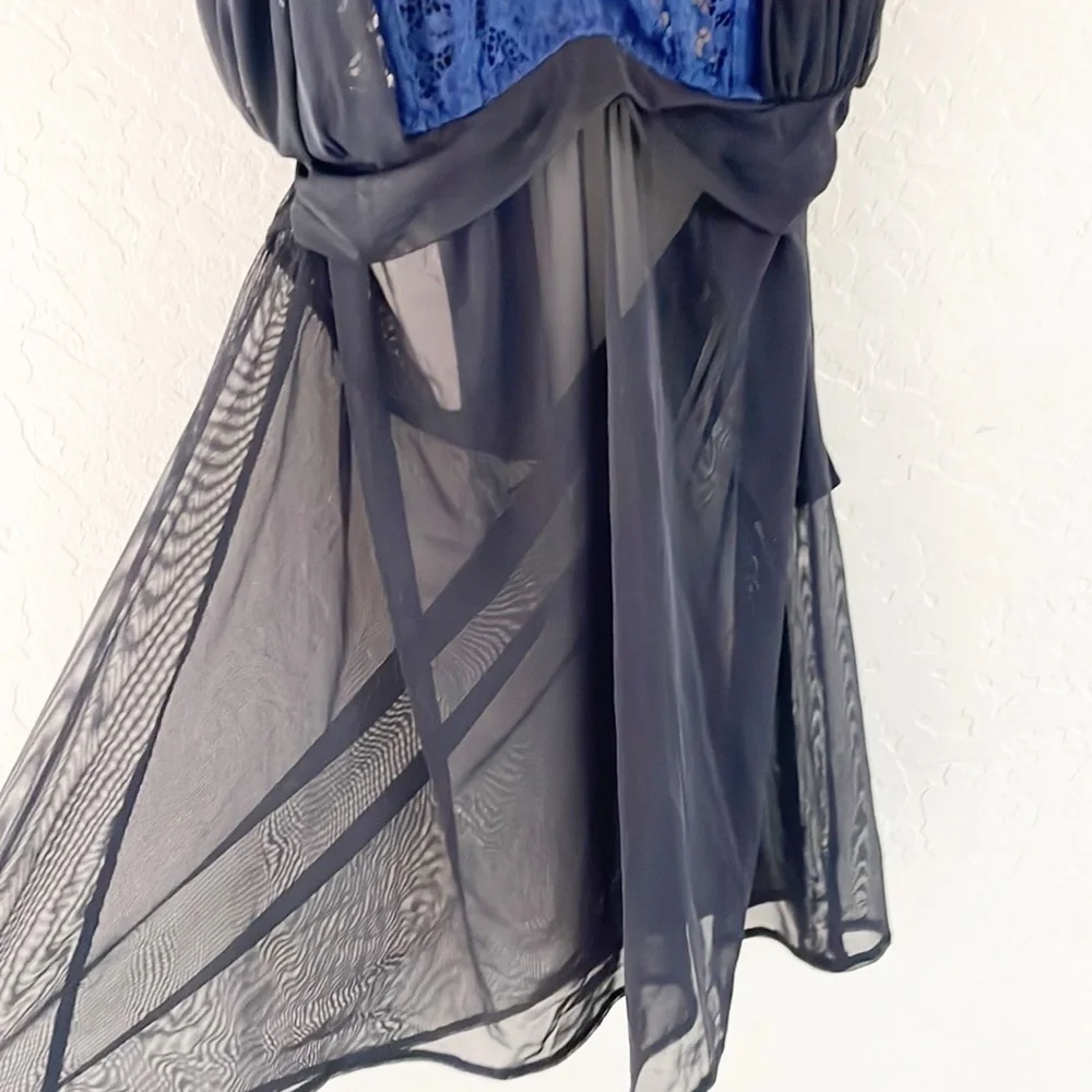 🌿Final Sale  Adore‎ Me Blue and Black Lingerie Piece